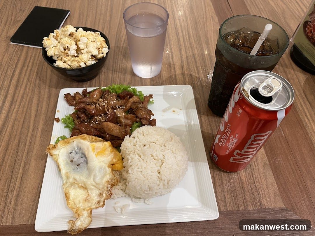 Meal on wooden table