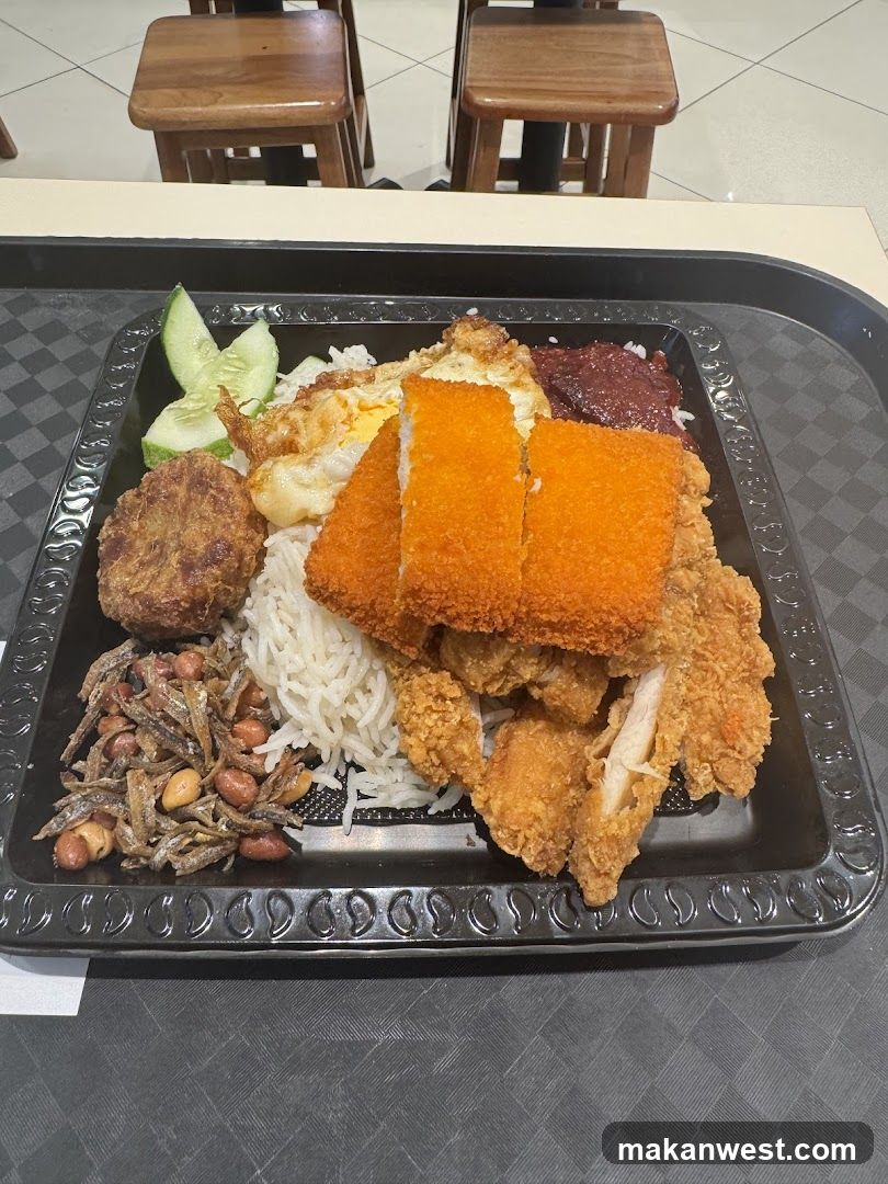 Fried Chicken Rice Plate