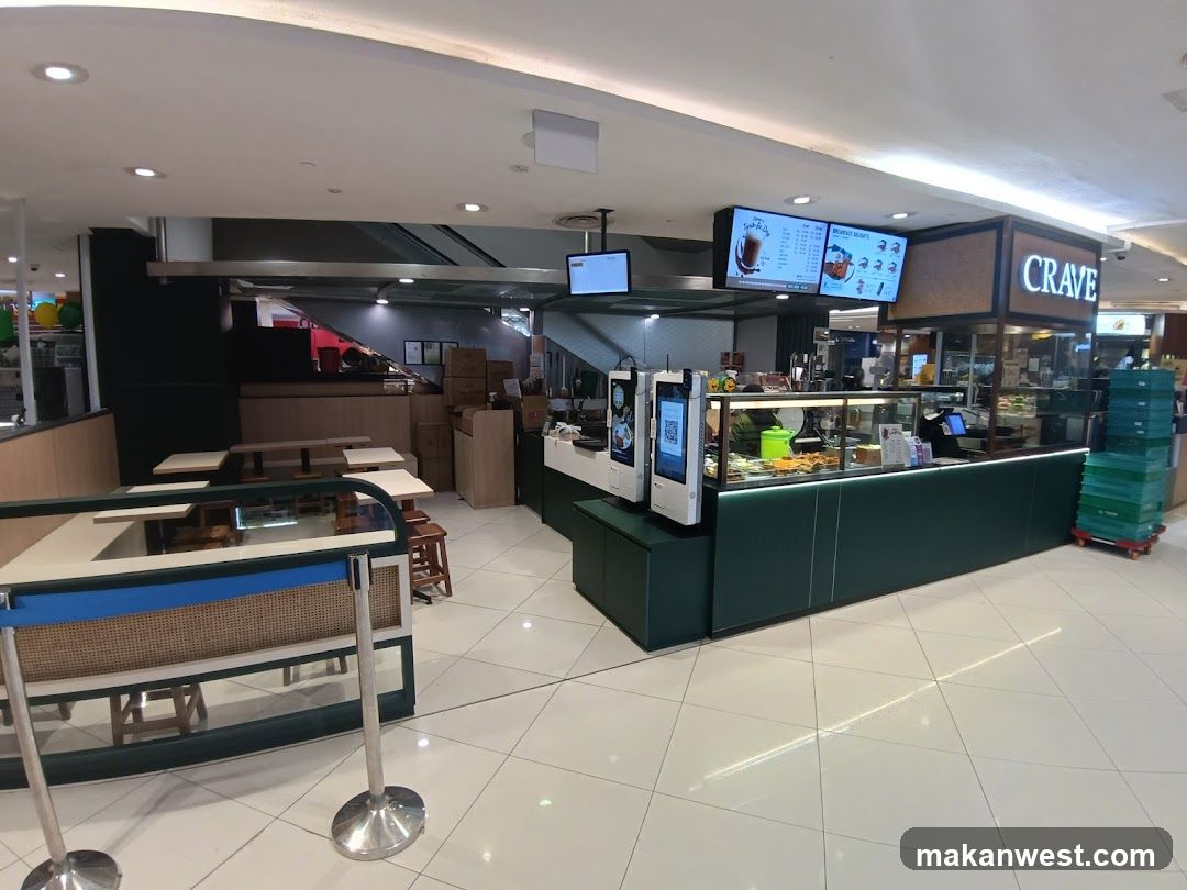 Food Court Interior with Crave Counter