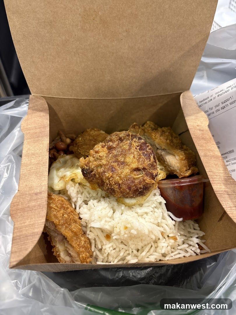 Fried Chicken Rice Meal