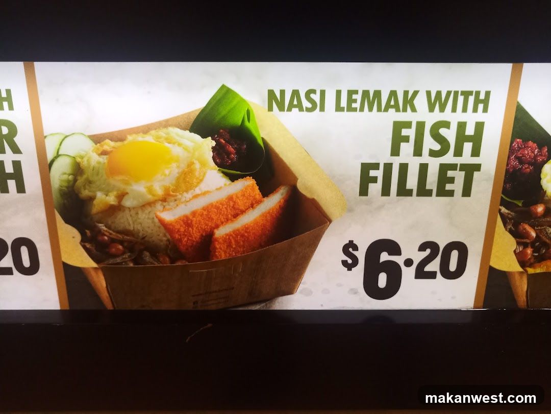 Nasi Lemak with Fish Fillet Ad