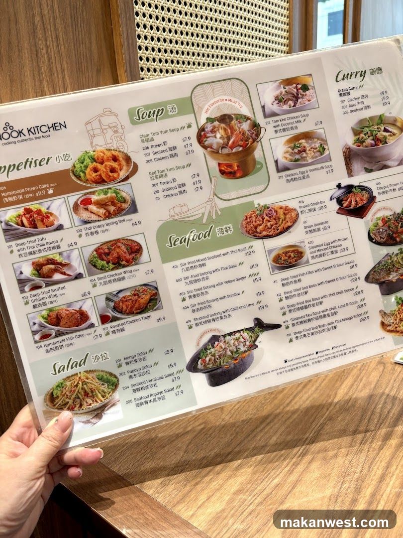 Hook Kitchen Menu