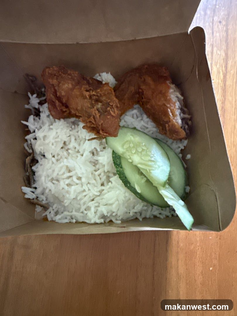 Fried Chicken Rice Meal