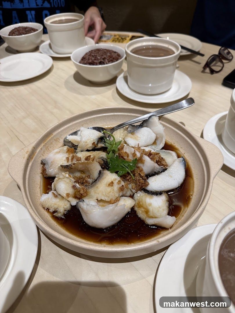 Dish with Fish Fillets and Sauce