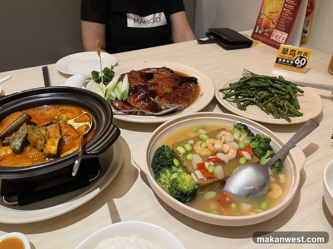 Dining Table with Chinese Dishes