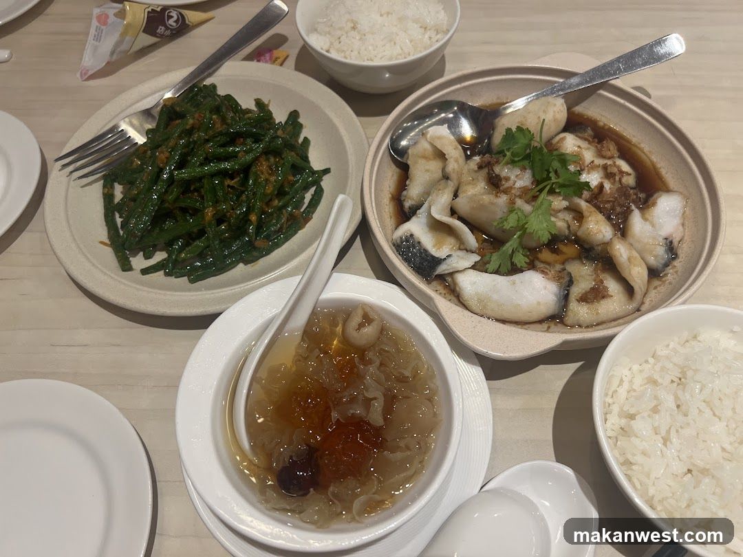Dining Table with Chinese Dishes