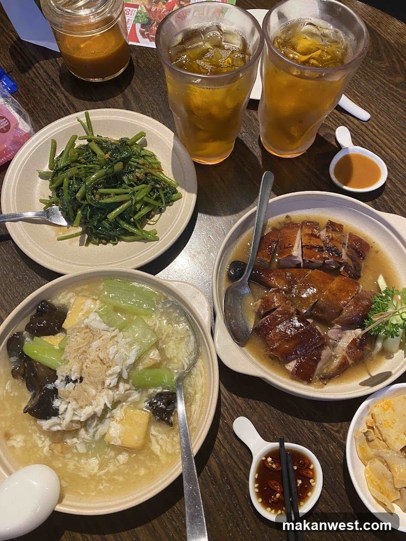 Dining Table with Chinese Cuisine