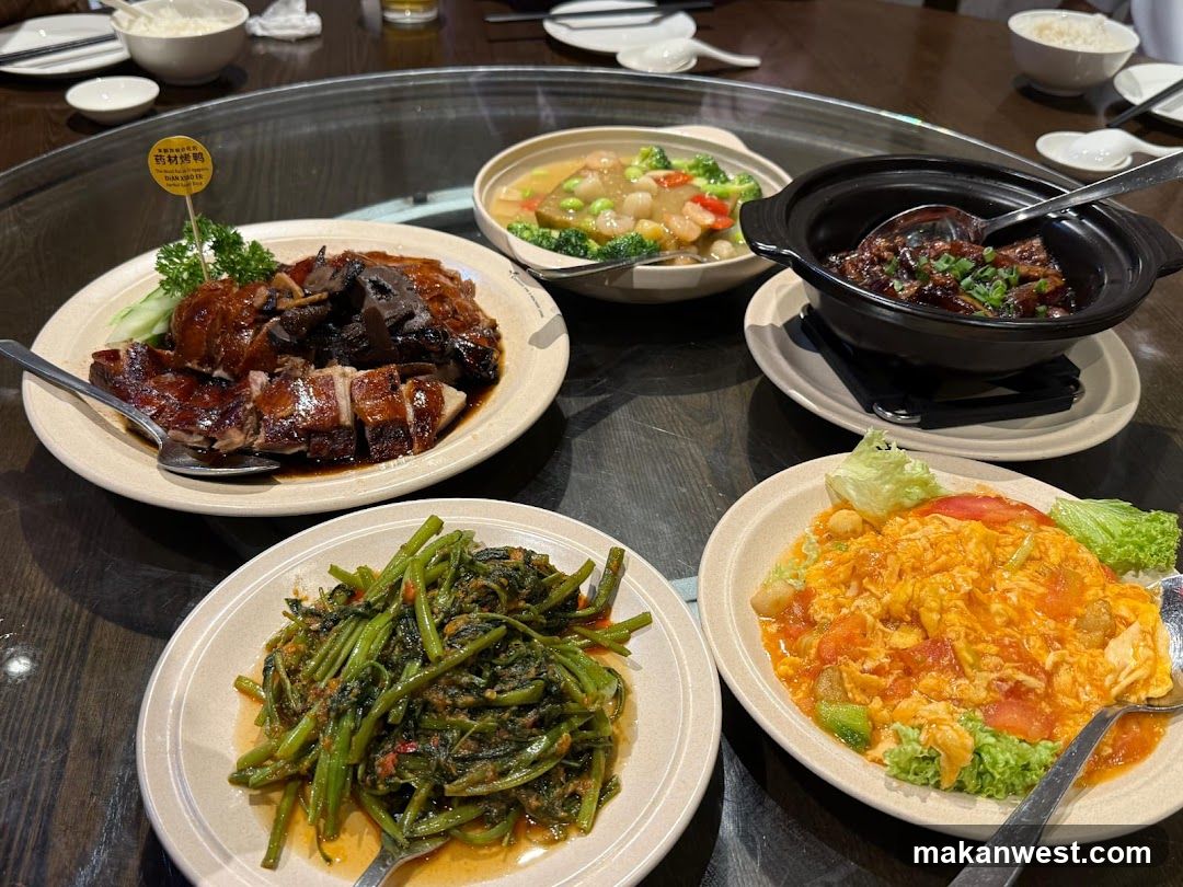 Dining Table with Chinese Dishes