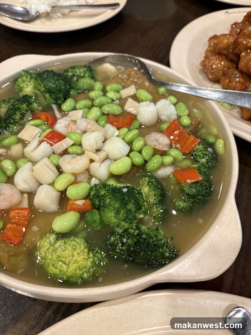 Vegetable and Seafood Soup