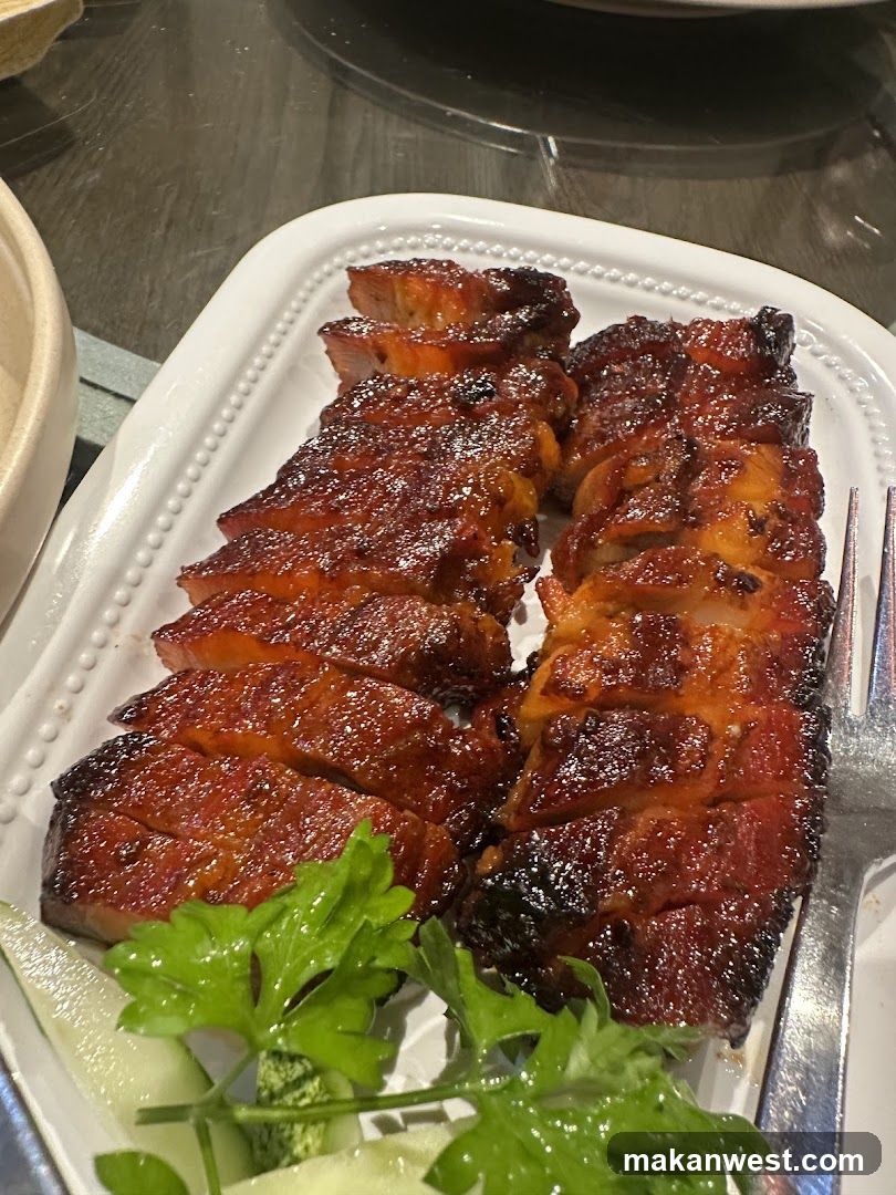 Sliced Roasted Meat with Garnish