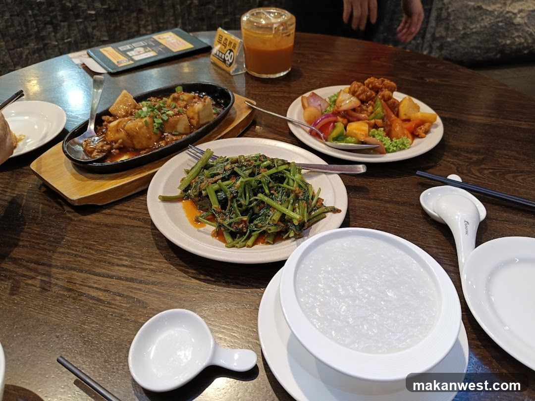 Dining Table with Chinese Dishes