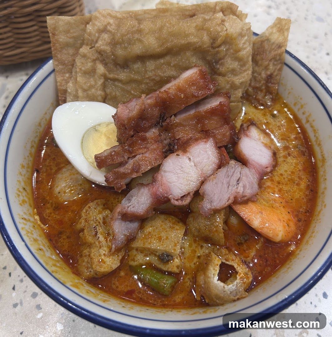 Laksa Bowl with Meat and Egg