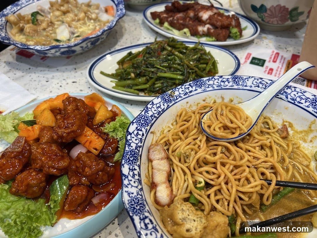 Chinese Takeout Meal Spread