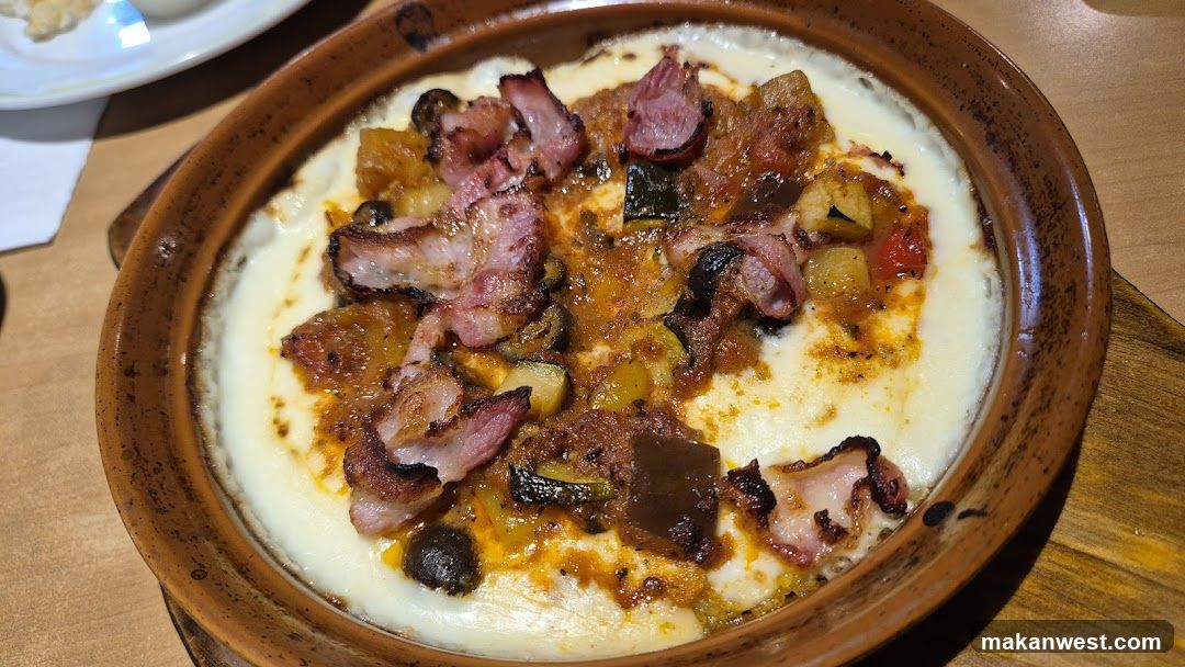 Baked Dish with Bacon and Vegetables