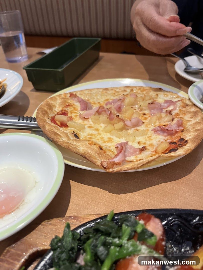 Pizza and Salad Meal