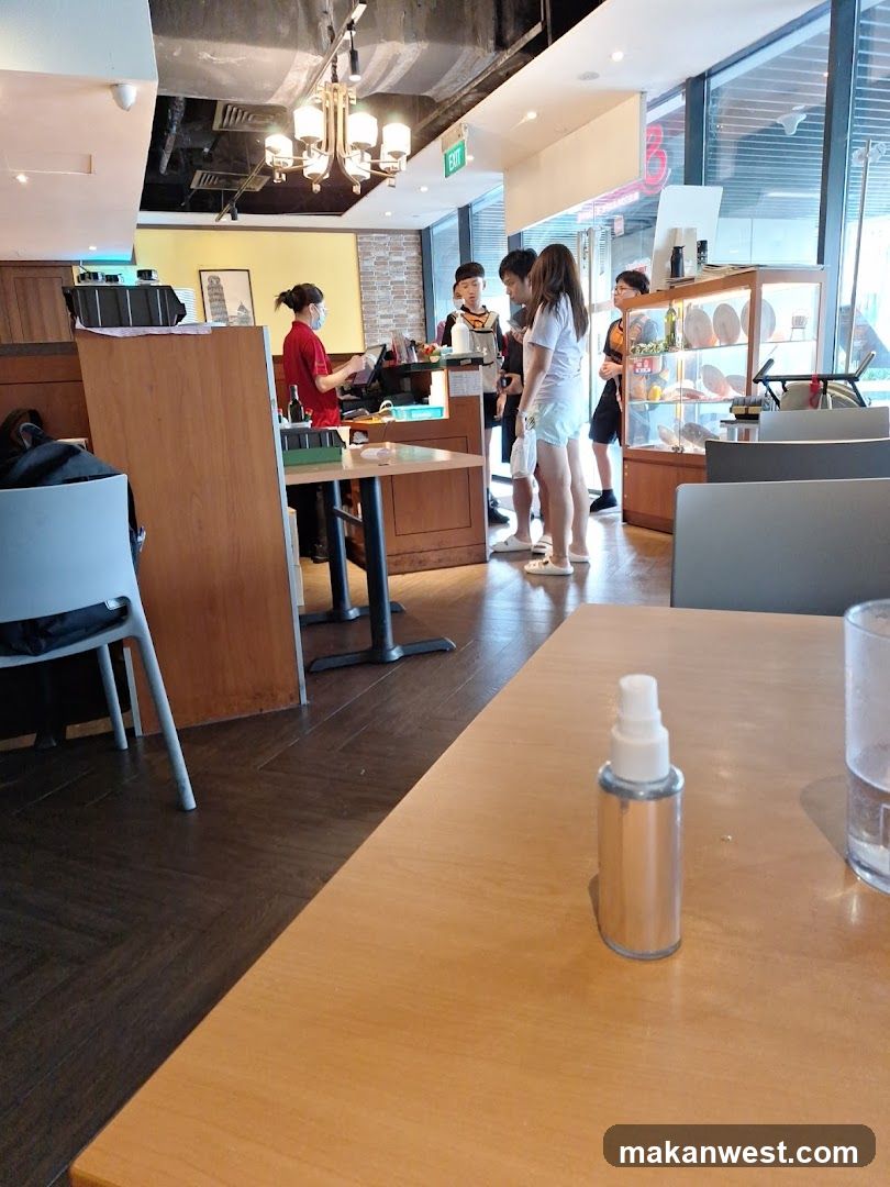 Interior of a cafe or restaurant