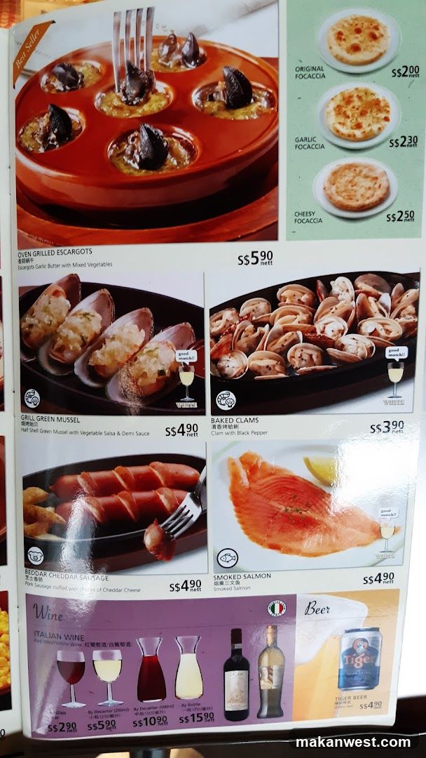 Restaurant Menu Page
