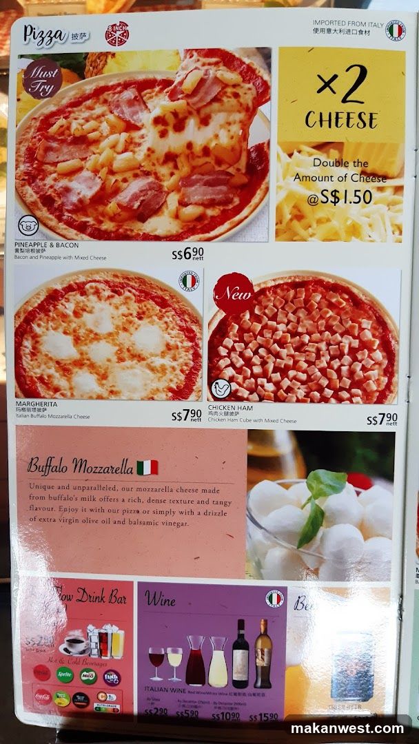 Pizza Menu Page