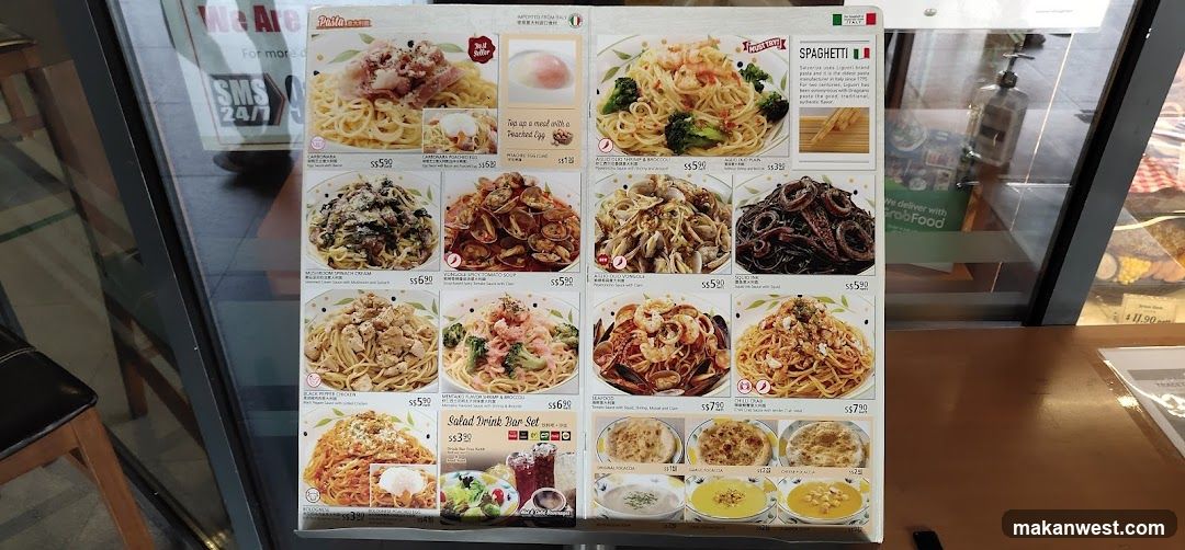 Pasta Menu Board