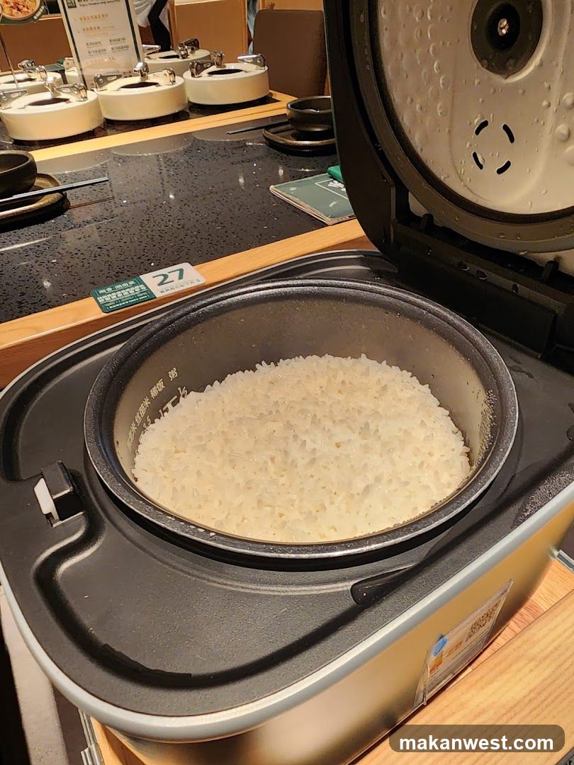 Rice Cooker with White Rice