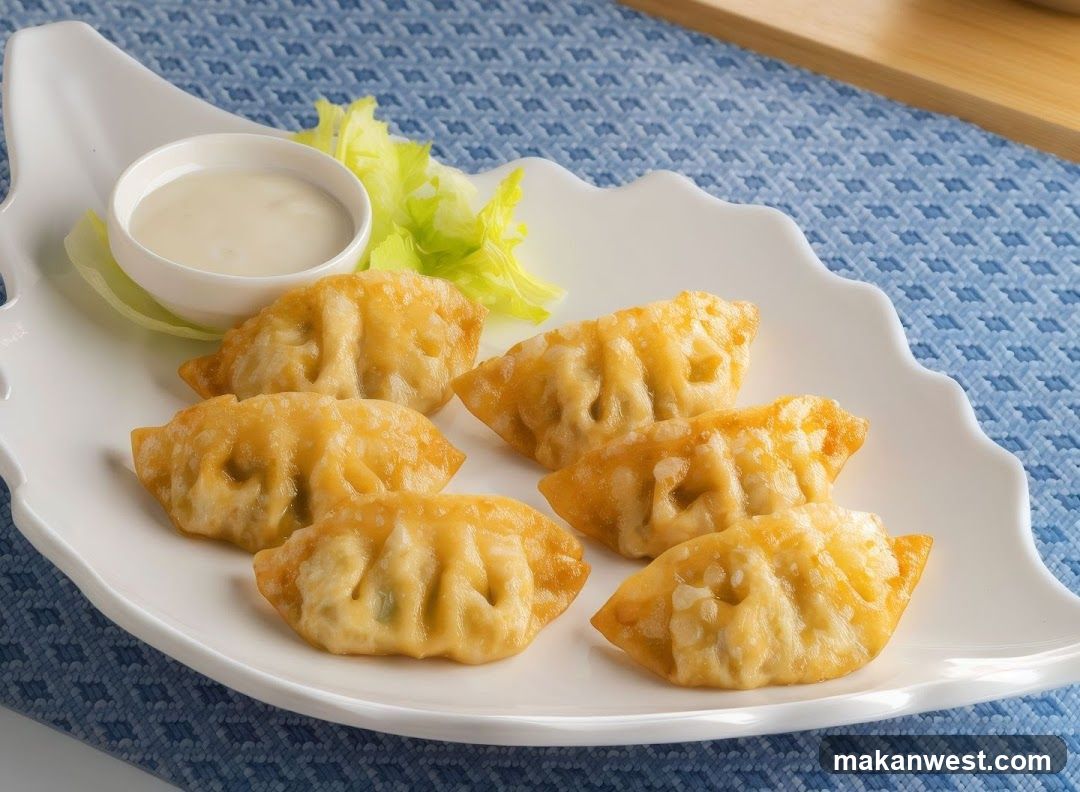 Fried Dumplings with Dip