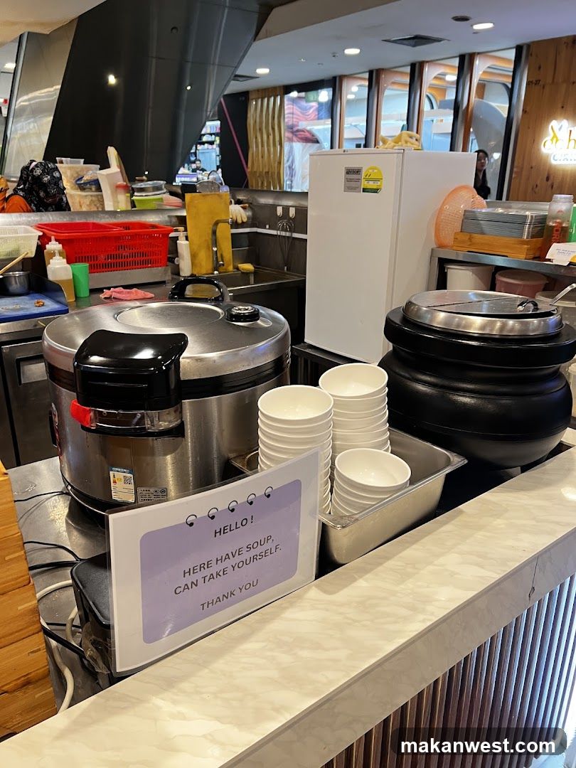 Soup Station in Restaurant