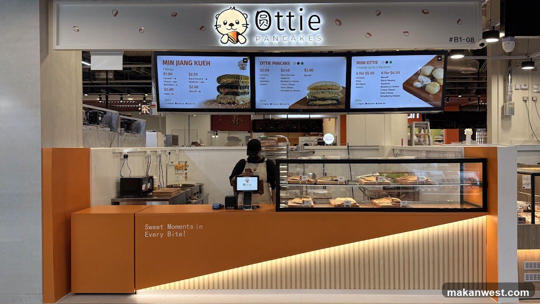 Ottie Pancakes Counter Interior