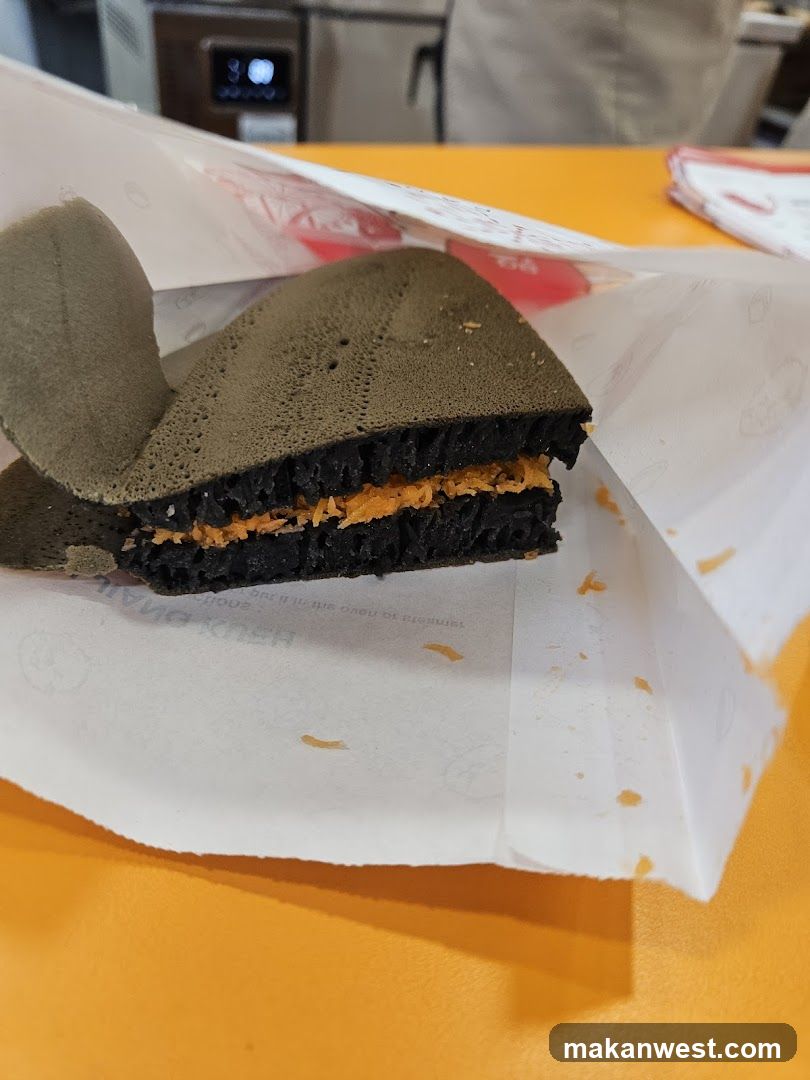 Black and Orange Sandwich