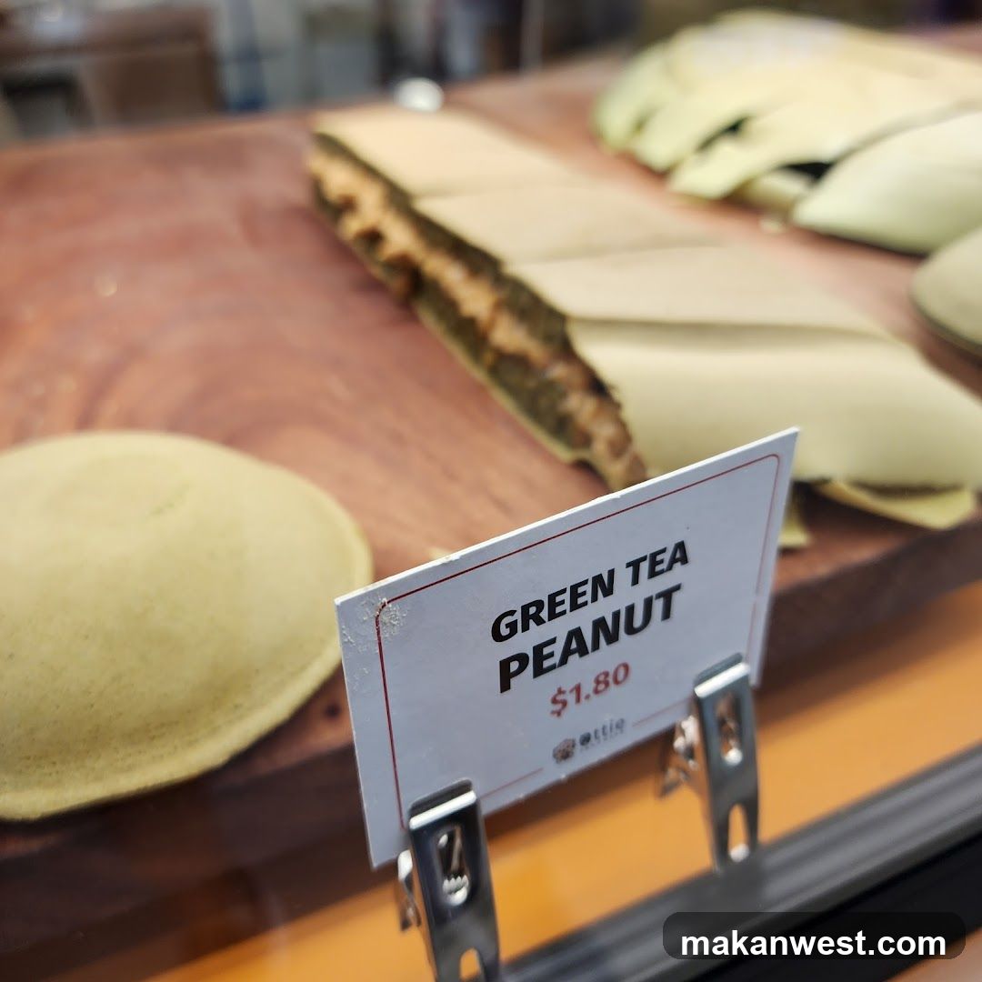 Green Tea Peanut Dessert Display