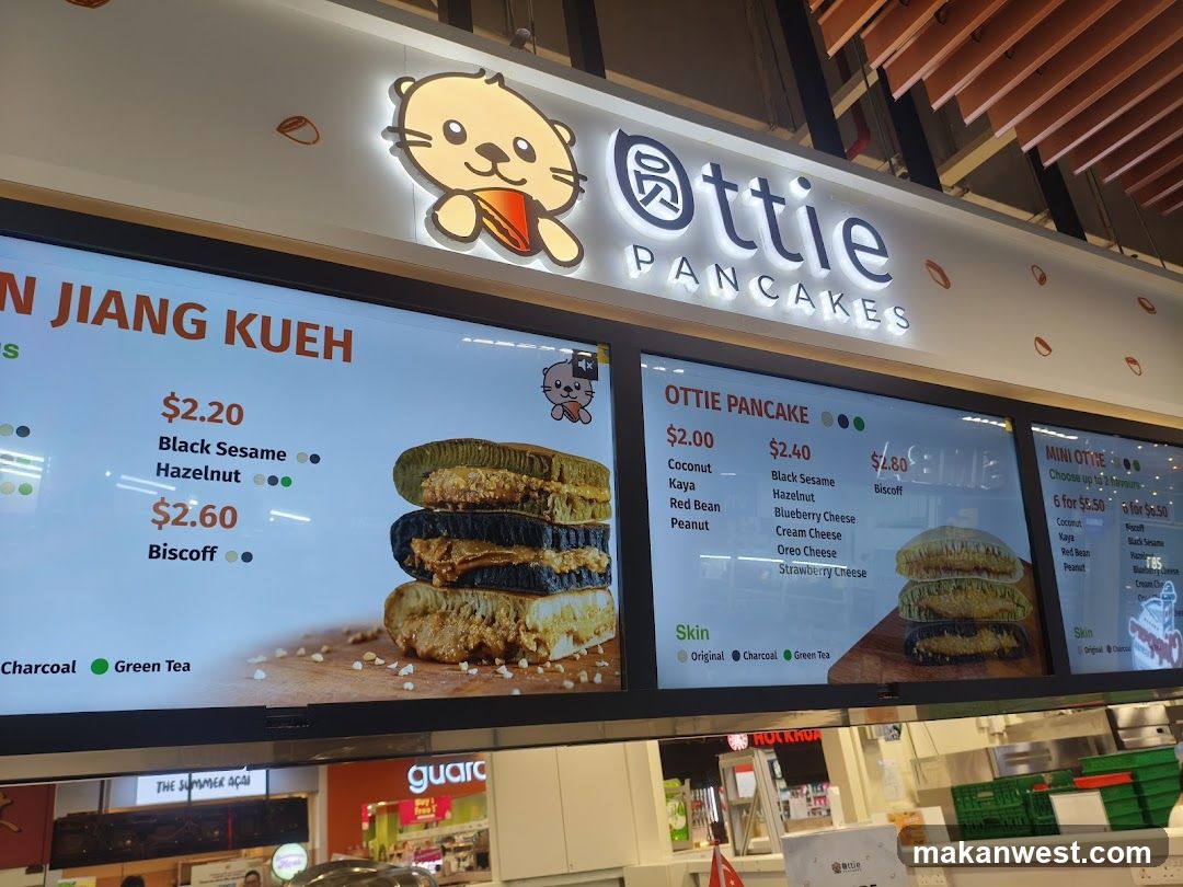 Ottie Pancakes Menu Board