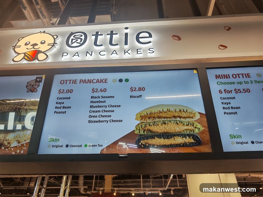 Ottie Pancakes Menu Board