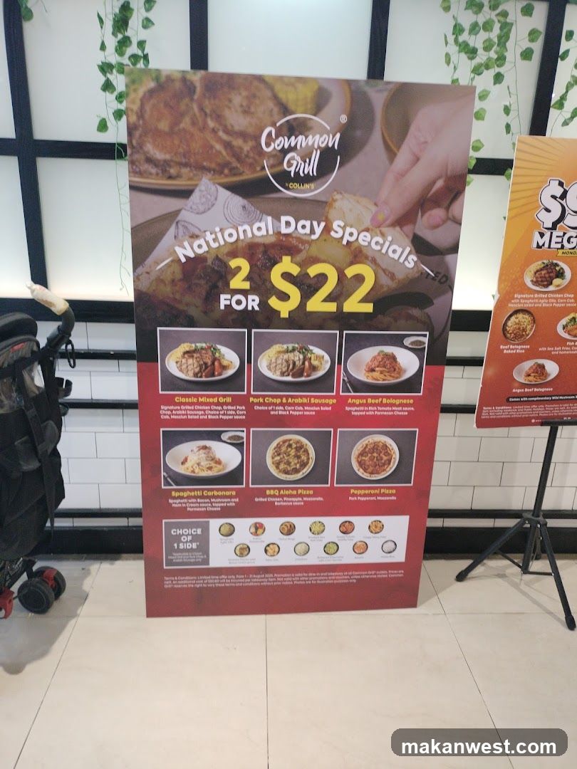 Common Grill National Day Specials