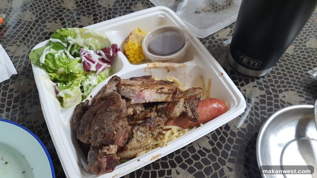 Takeout Meal with Steak and Sausage