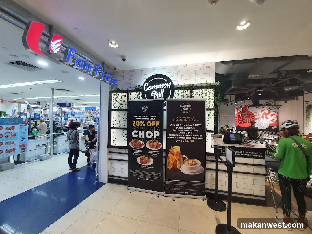 Common Grill and FairPrice Entrance