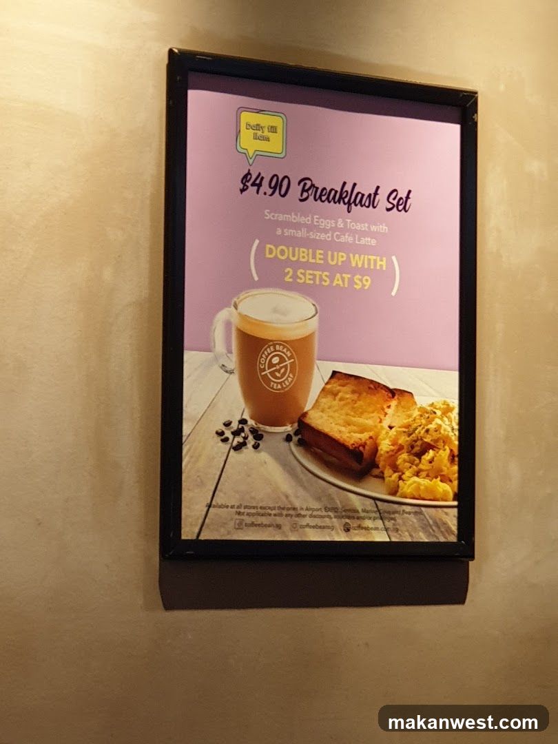 Breakfast Set Advertisement