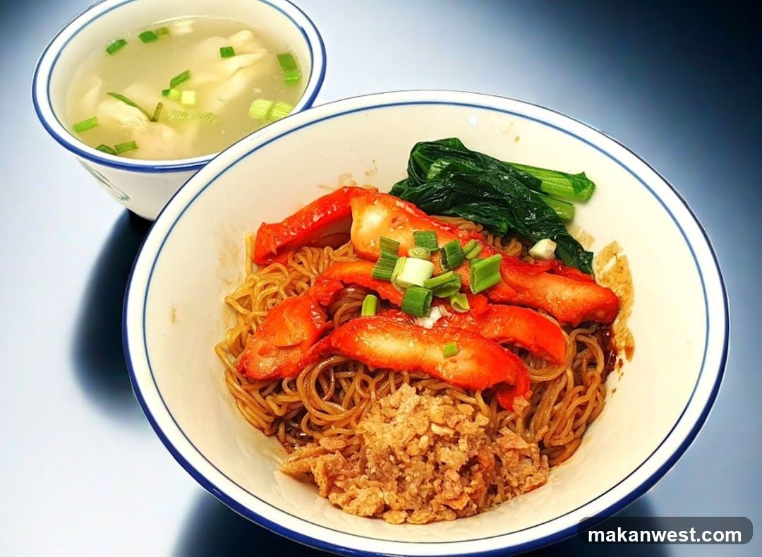 Noodle Dish with Tofu Soup