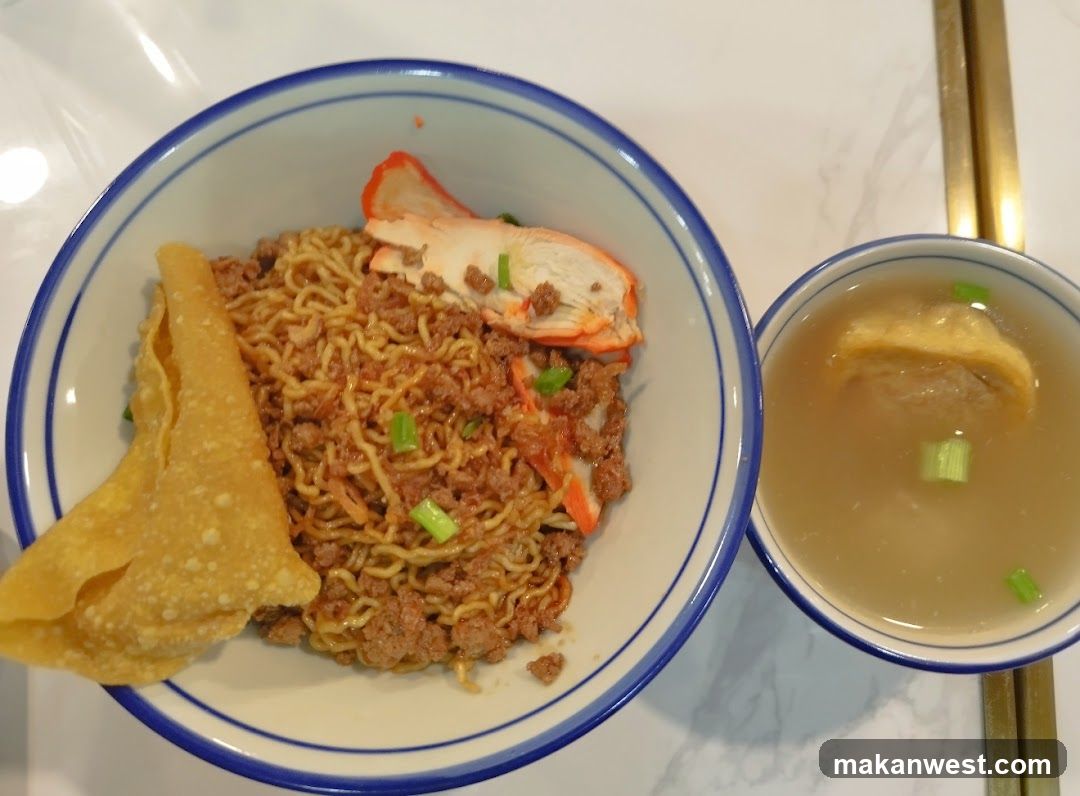 Noodle Bowl with Crab Stick and Soup