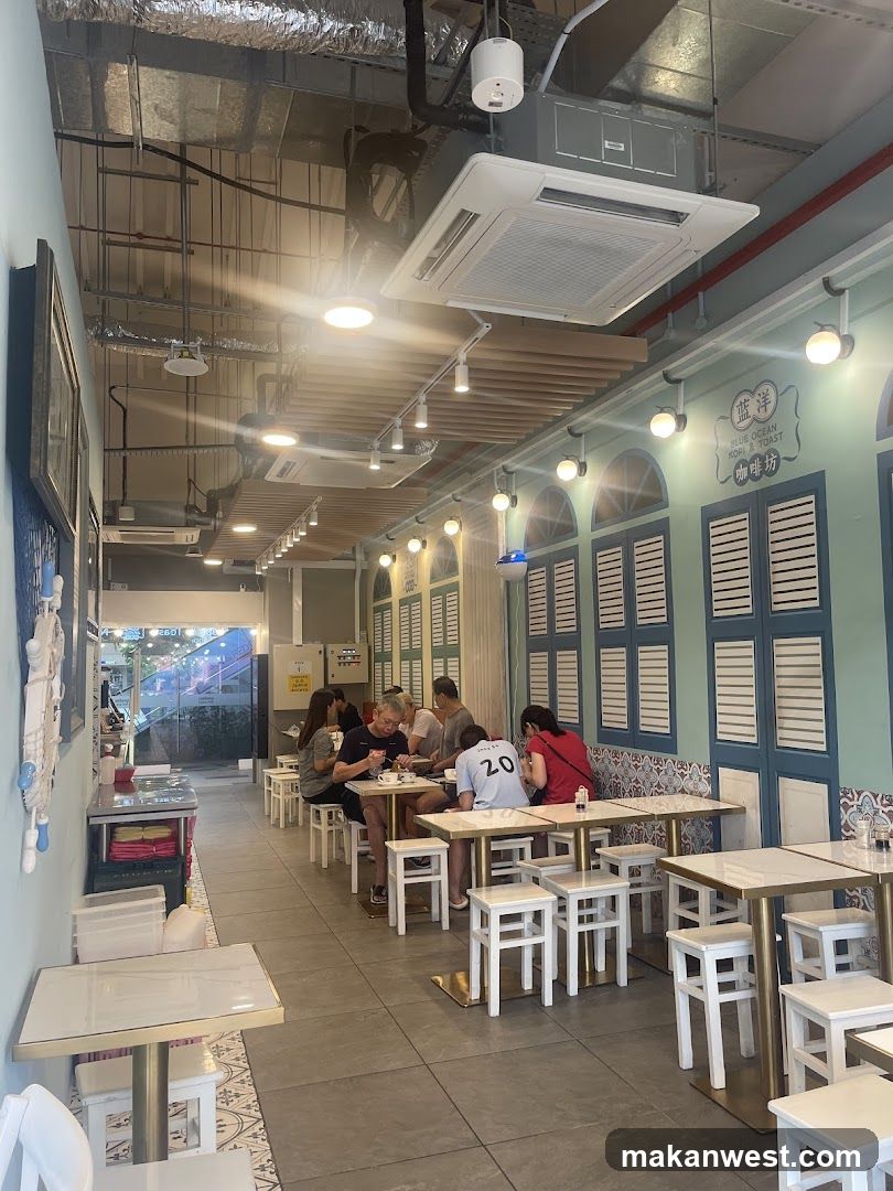 Interior of a casual dining restaurant