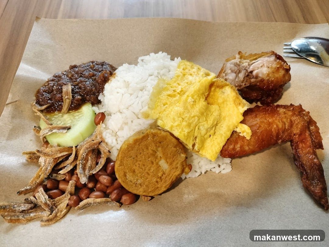 Nasi Lemak Plate