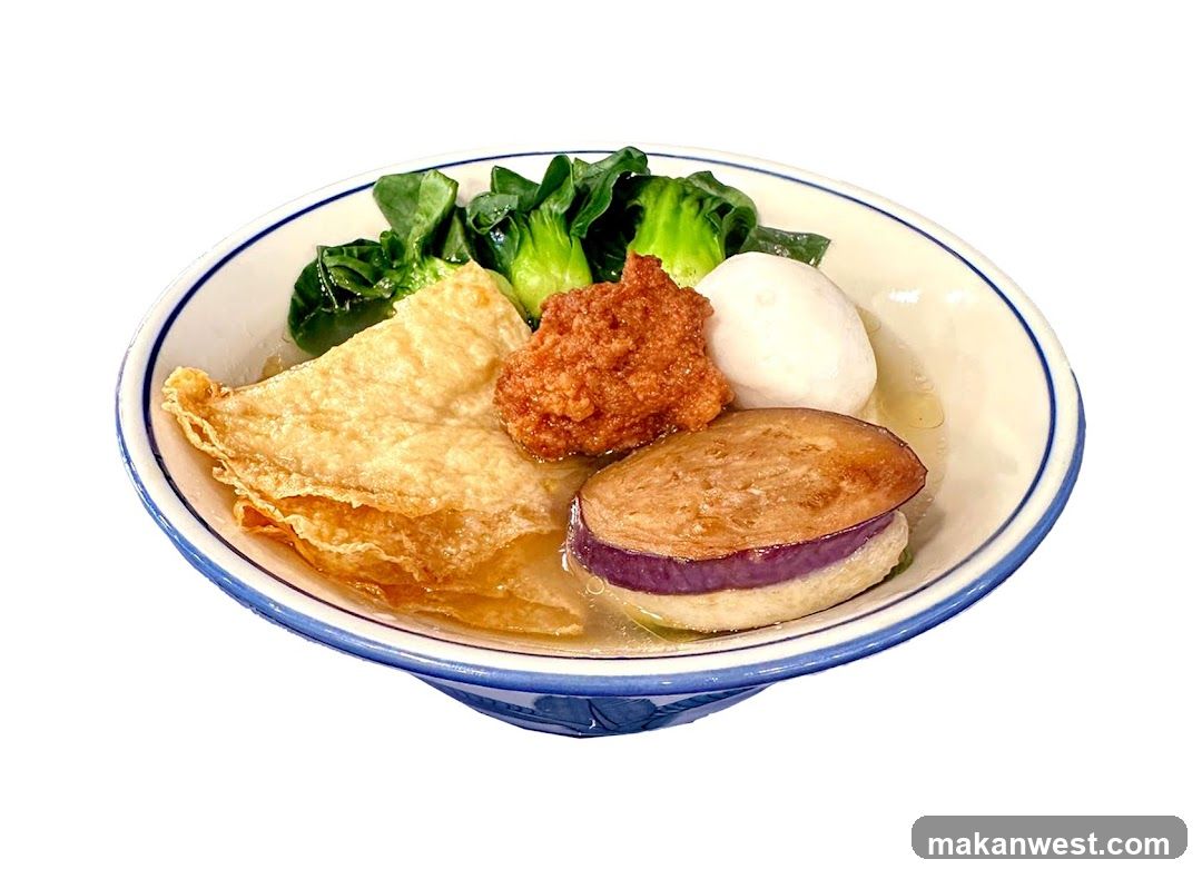 Bowl of Noodles with Toppings