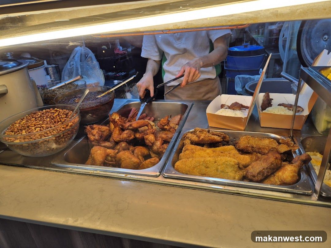 Fried Chicken and Side Dishes Display