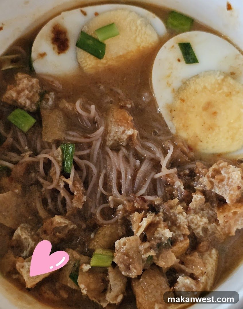 Noodle Soup with Boiled Eggs and Tofu