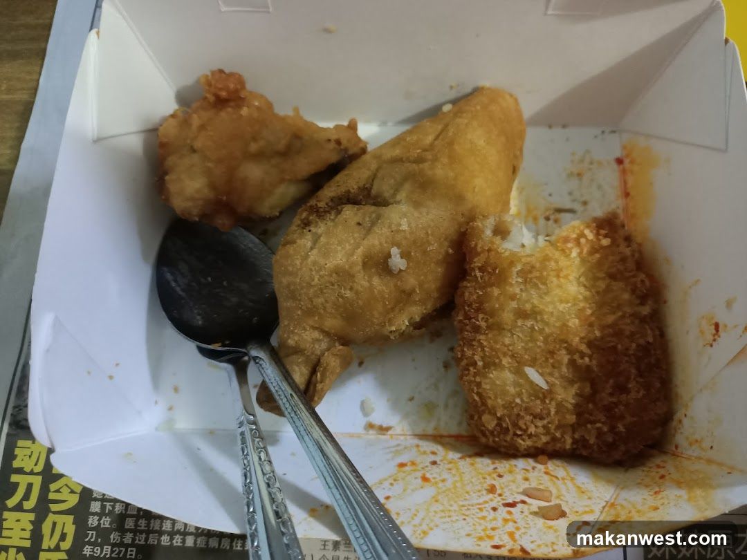 Fried Food in Takeout Box