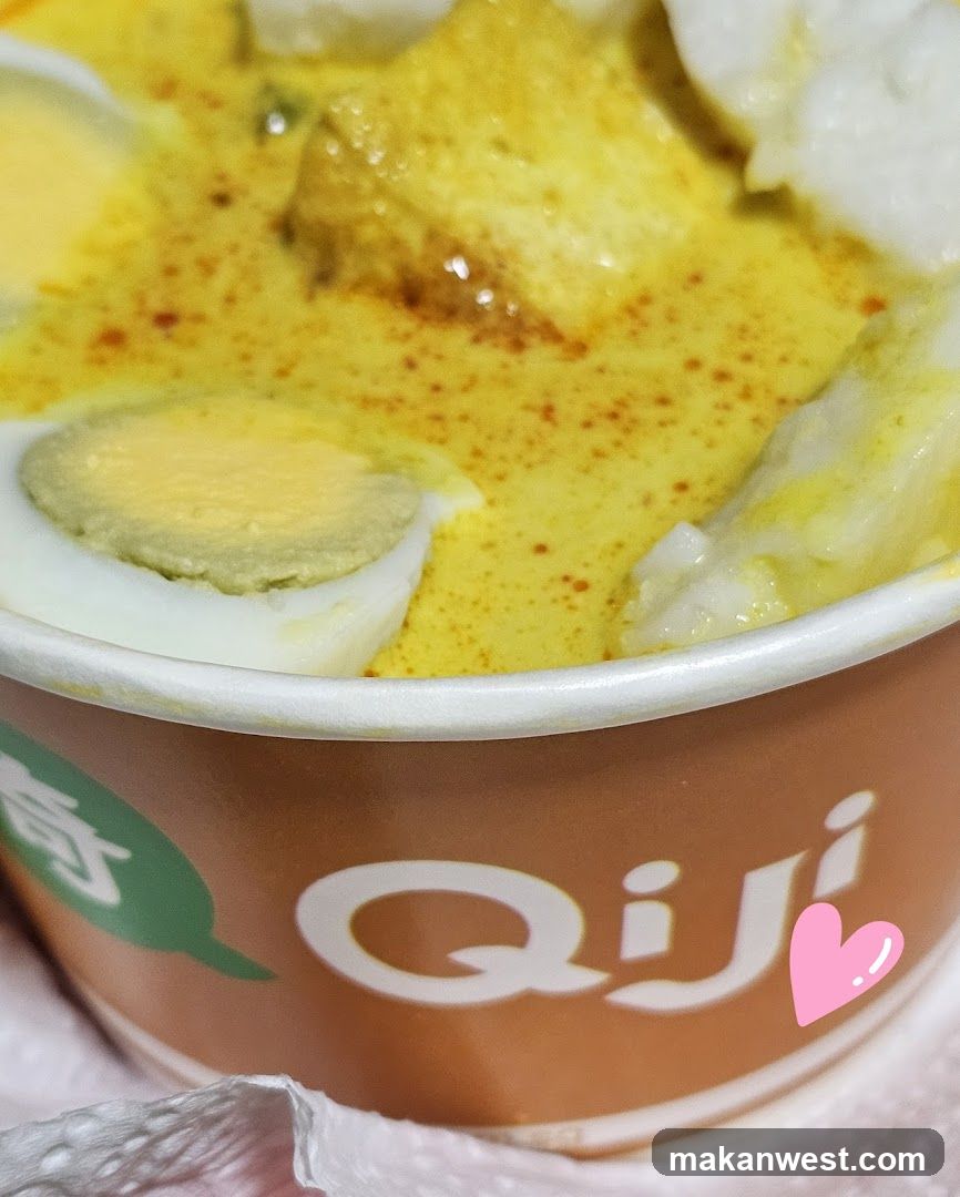 Qiji Bowl with Egg and Curry Sauce