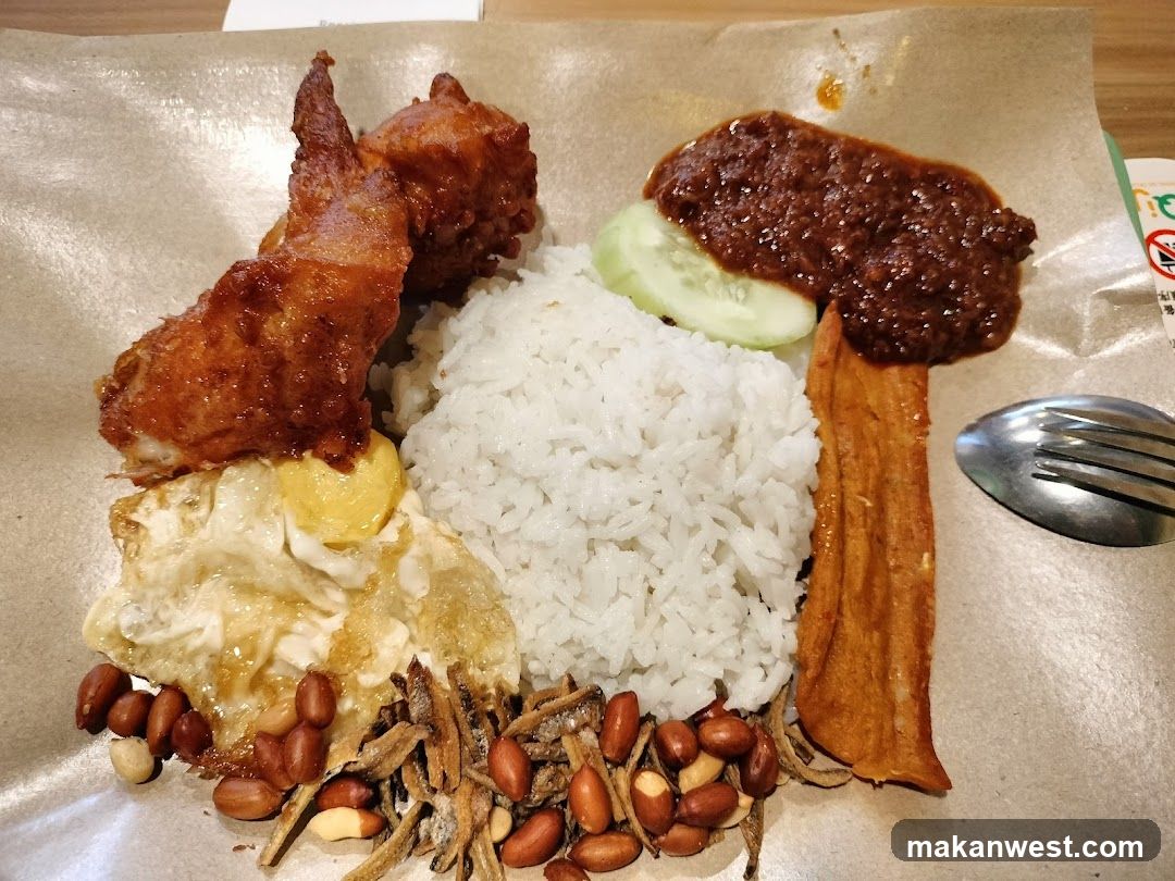 Nasi Lemak Plate