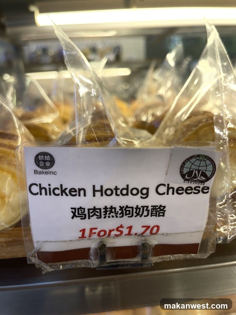 Bakeinc Chicken Hotdog Cheese Display