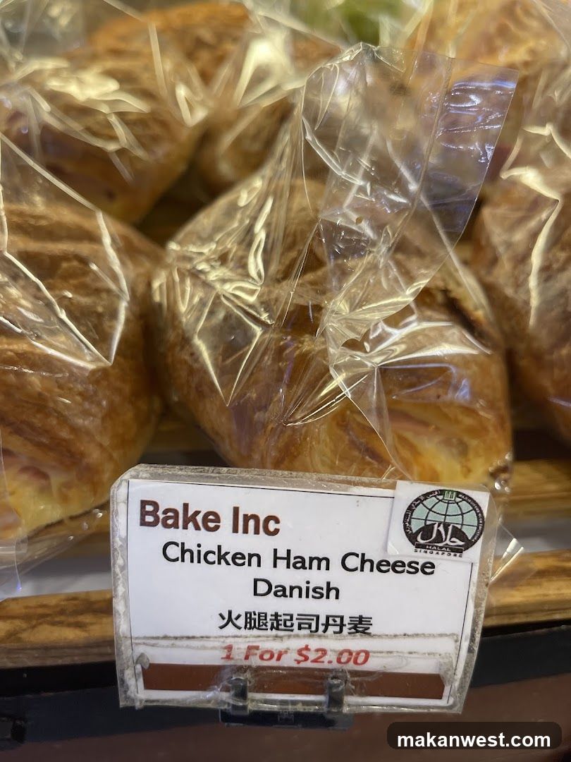 Bake Inc Chicken Ham Cheese Danish