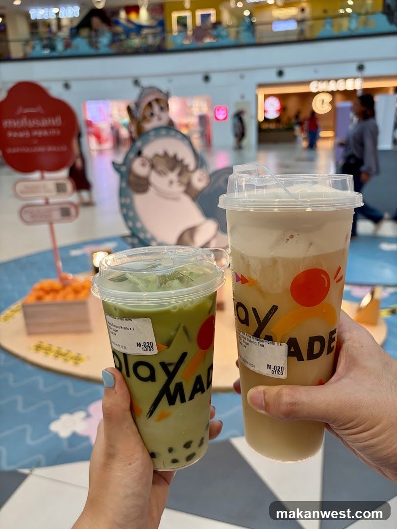 Boba Drinks in Mall