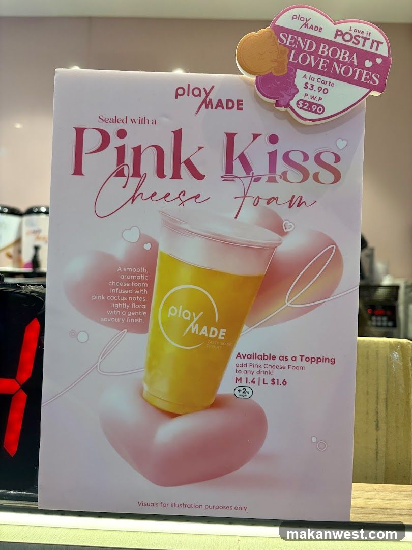 Play Made Pink Kiss Cheese Foam Ad