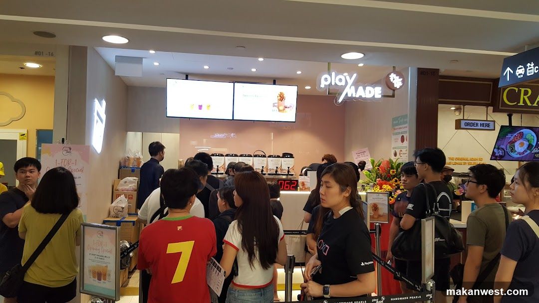 Crowded Queue at Play Made